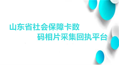 山东省社会保障卡数码相片采集回执平台
