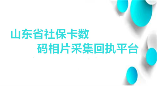 山东省社保卡数码相片采集回执平台